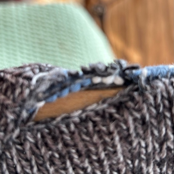 Woolrich Charcoal Heather Gray Cardigan with Nordic Pattern - Picture 7 of 11